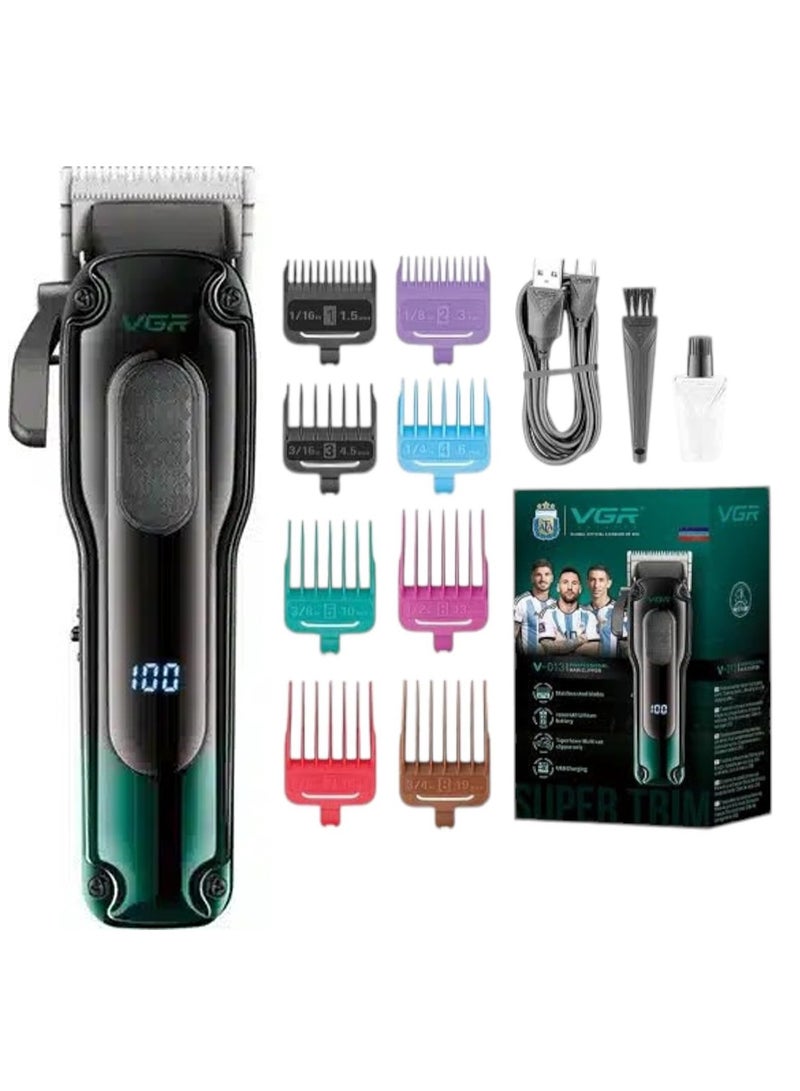 ماكينة الحلاقة الإحترافيه V-013 بثمانية أمشاط تدريج و ذراع تحكم فى الشفرات تعمل حتى 200 دقيقه متواصلين - Image 3