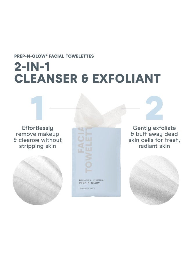 Nuface Prep-N-Glow Cleansing Cloth 20pk - Image 4