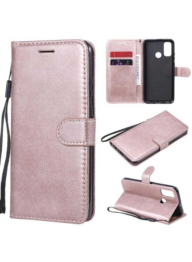S-TOP Case For Huawei P smart 2020 Solid Color Horizontal Flip Protective Leather Case with Holder & Card Slots & Wallet & Lanyard - Image 1