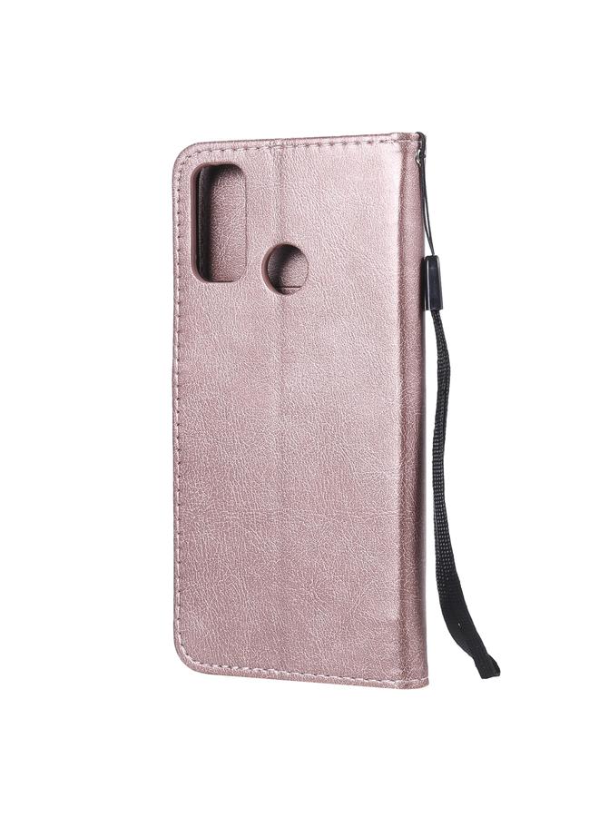 S-TOP Case For Huawei P smart 2020 Solid Color Horizontal Flip Protective Leather Case with Holder & Card Slots & Wallet & Lanyard - Image 5
