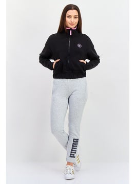 PUMA Women Sportswear Fit Brand Logo Sweatshirt, Black  - Image 4