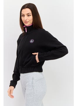 PUMA Women Sportswear Fit Brand Logo Sweatshirt, Black  - Image 2