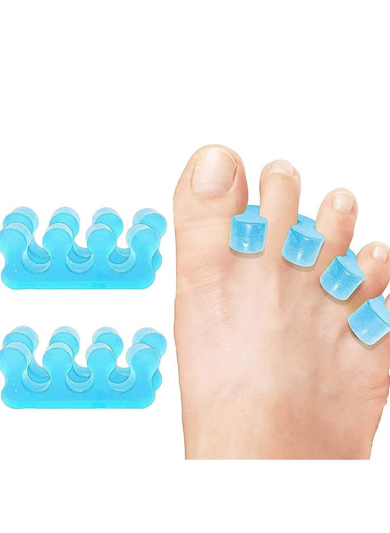 Premium Gel Toe Separators Spacers & Straighteners Bunion Correctors for Relaxing Relief Hammer Stretchers to Restore Toes to Their Original Shape for Men and Women - Image 2