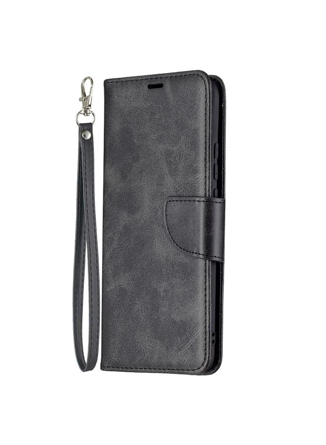 S-TOP Case For OPPO A15 Retro Lambskin Texture Pure Color Horizontal Flip PU Leather Case with Holder & Card Slots & Wallet & Lanyard - Image 2