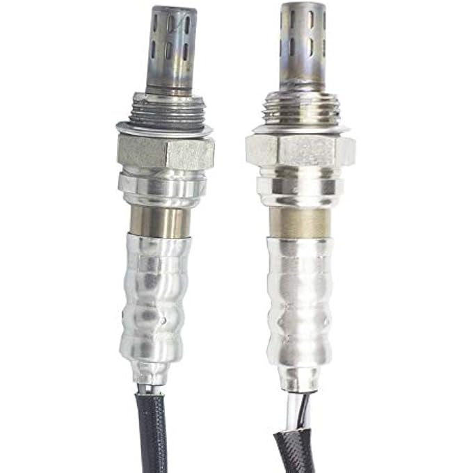 higherbro 2 قطعة مستشعر الأكسجين O2 لسيارة نيسان إكستيرا 40 لتر موديل 2005-2012 باتجاه المصب الأيسر والأيمن - Image 2