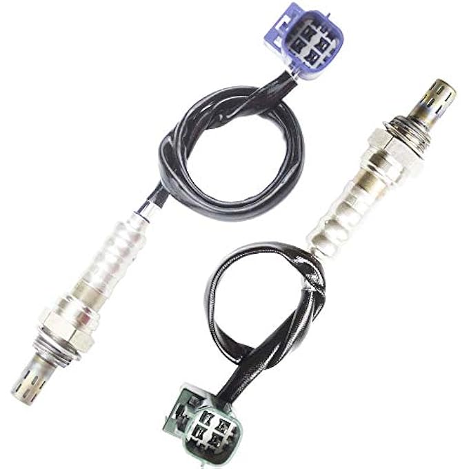 higherbro 2 قطعة مستشعر الأكسجين O2 لسيارة نيسان إكستيرا 40 لتر موديل 2005-2012 باتجاه المصب الأيسر والأيمن - Image 1