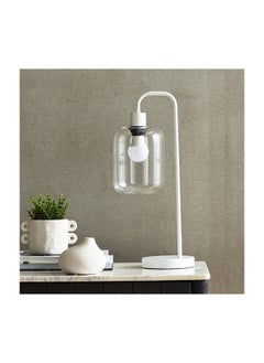 هوم بوكس مصباح طاولة معدن وزجاج من كاسبيان - 22x15x50 سم  - Image 1