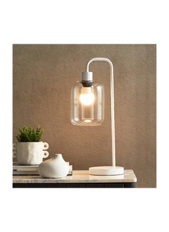 هوم بوكس مصباح طاولة معدن وزجاج من كاسبيان - 22x15x50 سم  - Image 2