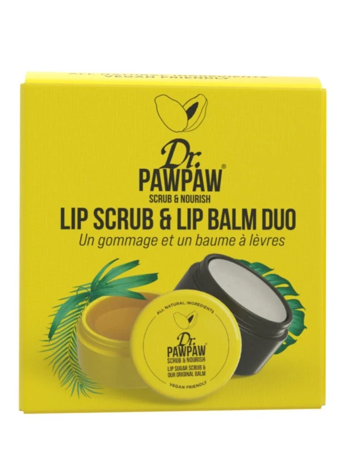 دكتور باو باو Dr. Pawpaw Lip Scrub & Lip Balm Duo 16 G