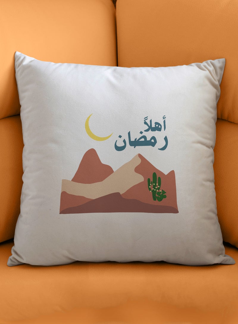 لوحة غطاء وسادة من البوليستر بتصميم أهلا رمضان - Image 4