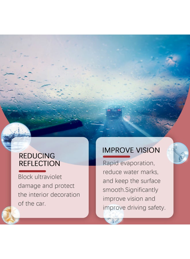 Homonth Windshield Film Cleaner Set Decontamination Cleaning Car Window Rainproof Car Glass Cleaning Brush - Image 2