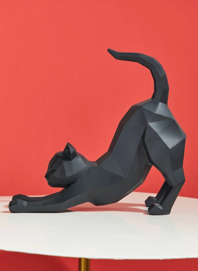 present time Cat Origami Statue