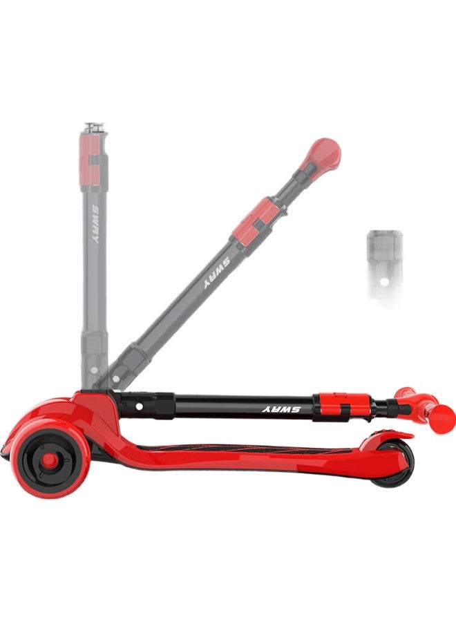 sway Kids Scooter For 2-15 Years Old Boys And Girls With Flashing Wheels, Foldable Children'S Kick Scooter - Image 2