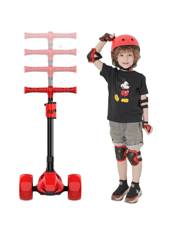sway Kids Scooter For 2-15 Years Old Boys And Girls With Flashing Wheels, Foldable Children'S Kick Scooter - Image 3