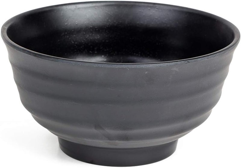 Asian Home 40 Ounce Large Melamine Japanese Ramen Noodle Soup Bowl Hard Plastic Dishware for Udon Soba Pho Asian Noodles  709 x 394 4 Bowls - Image 4
