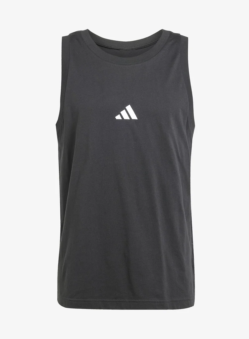 Adidas  Essentials Small Logo Tank Top for Men | Best Price UAE