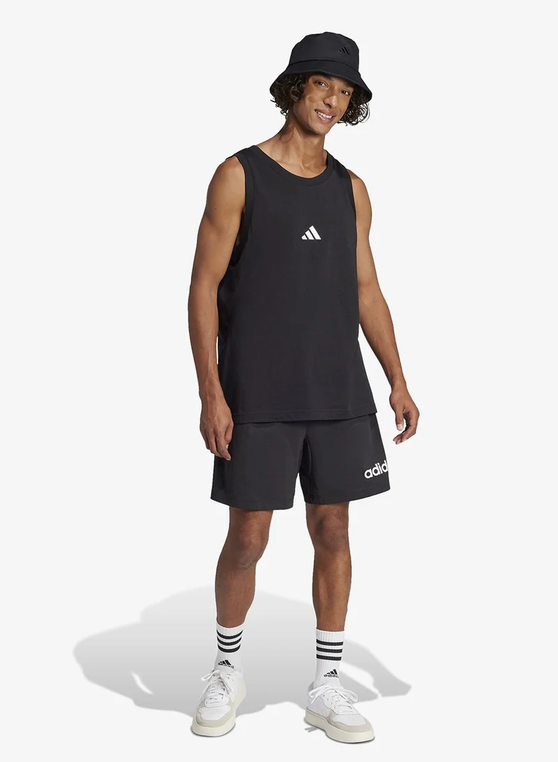 Adidas  Essentials Small Logo Tank Top for Men | Best Price UAE