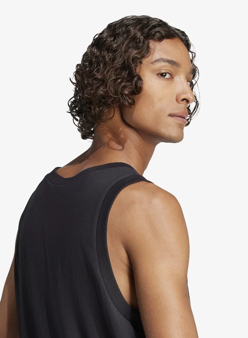 Adidas  Essentials Small Logo Tank Top for Men | Best Price UAE