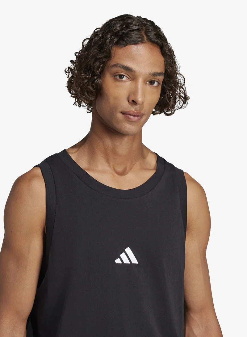 Adidas  Essentials Small Logo Tank Top for Men | Best Price UAE