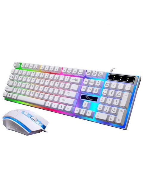 high quality G21 wired LED gaming keyboard and mouse set