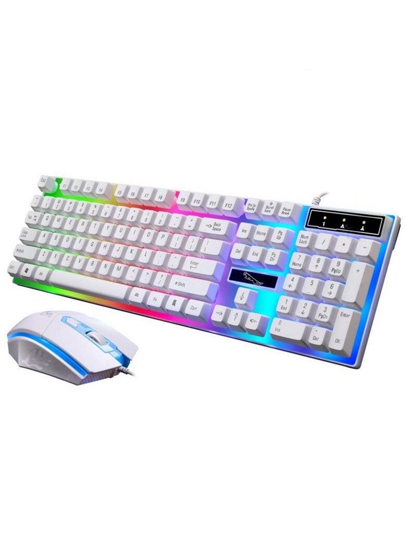 KUYING high quality G21 wired LED gaming keyboard and mouse set  - Image 1
