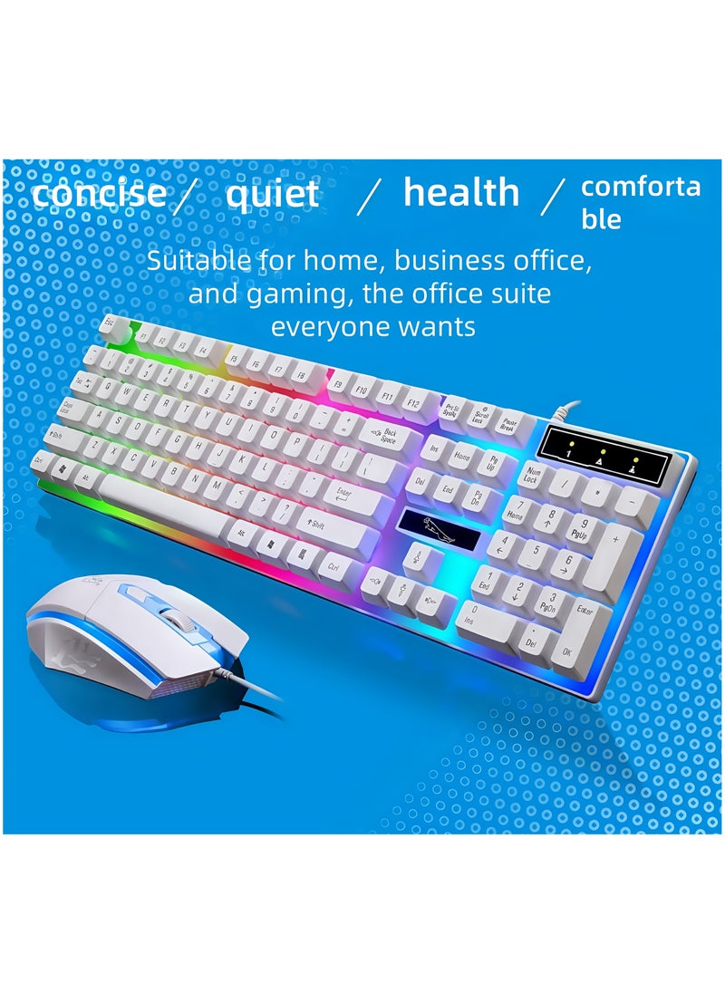 KUYING high quality G21 wired LED gaming keyboard and mouse set  - Image 2