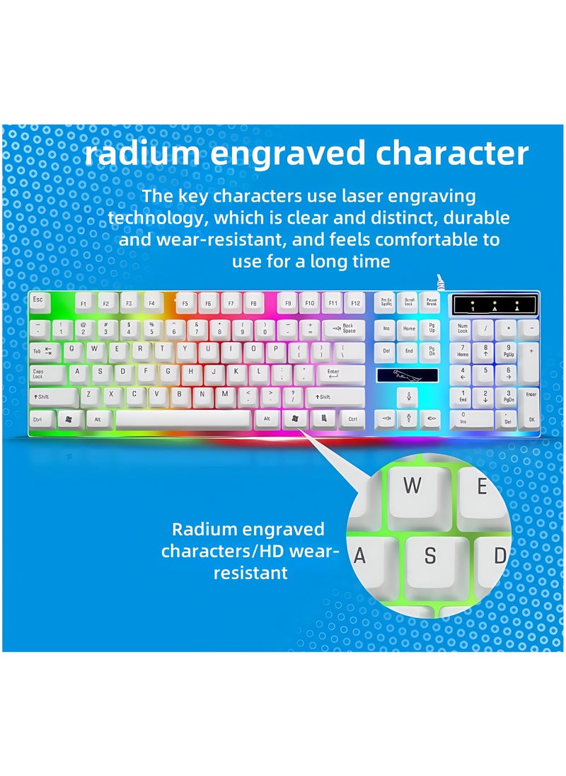 KUYING high quality G21 wired LED gaming keyboard and mouse set  - Image 3