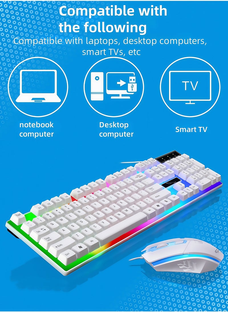 KUYING - high quality G21 wired LED gaming keyboard and mouse set - Image 1