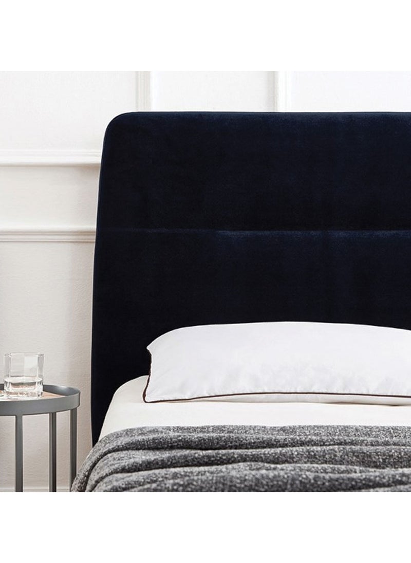 A to Z Furniture - Koble Nodd Upholstrered Bed 120x200cm Twin size Bed in Charcoal Color - Image 1