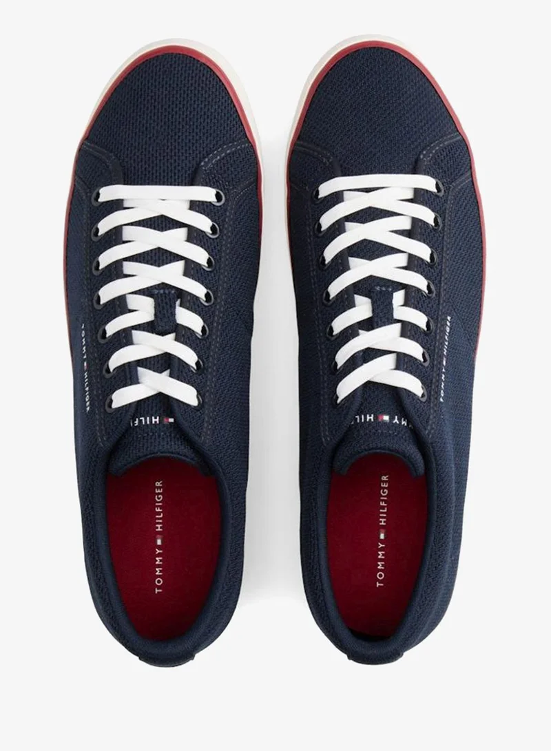 Tommy Hilfiger Desert Sky Logo Mesh Lace-Up Sneakers for Men | Best Price UAE