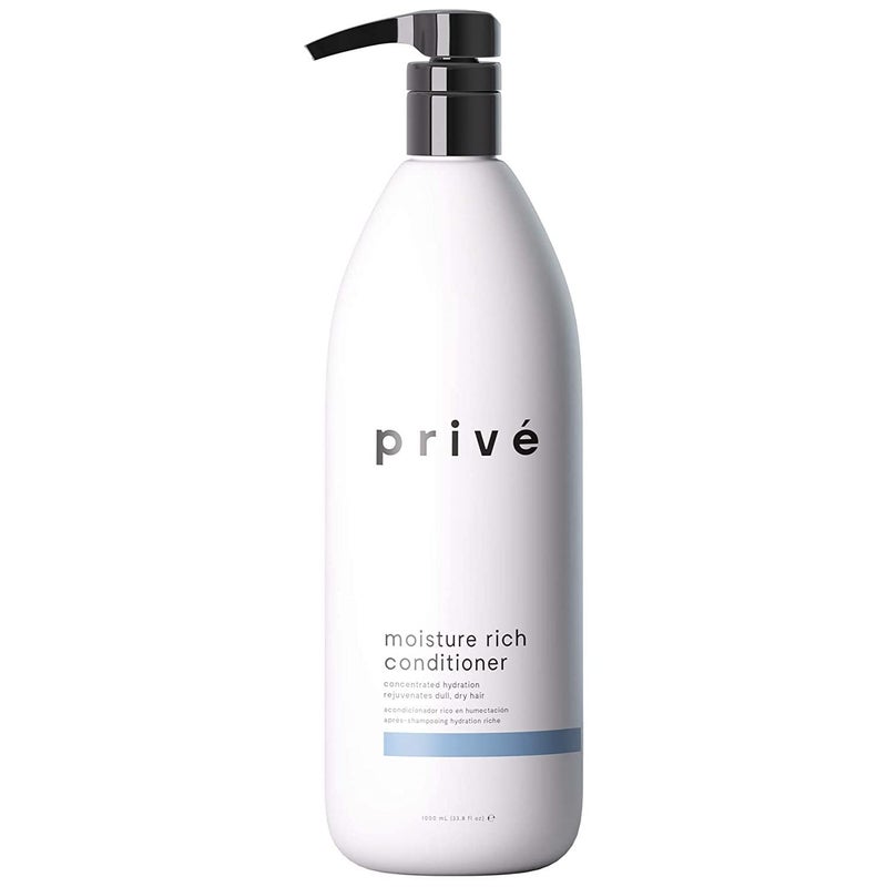 Prive moisture rich conditioner nourishes dry hairsmoothes frizzcontains organic shea butter 338oz