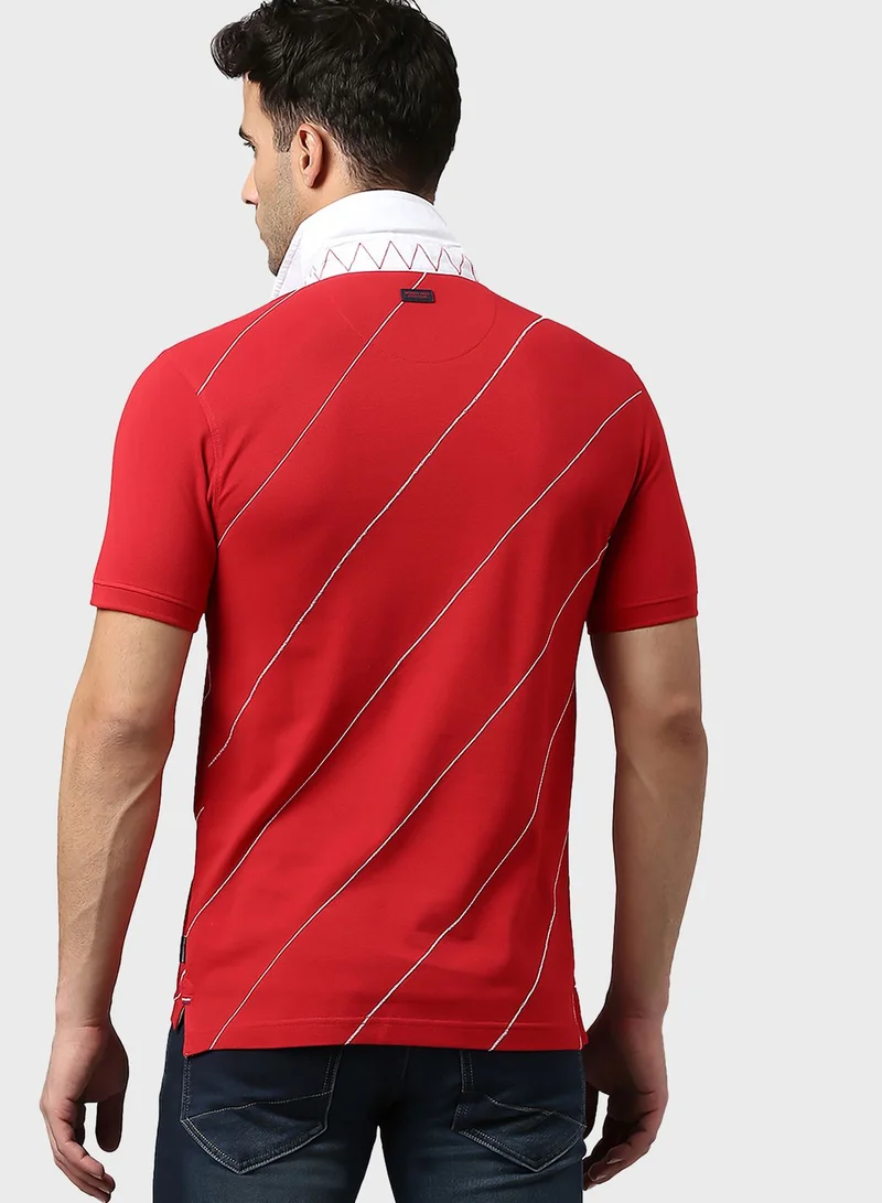 bhpoloclub Striped Polo