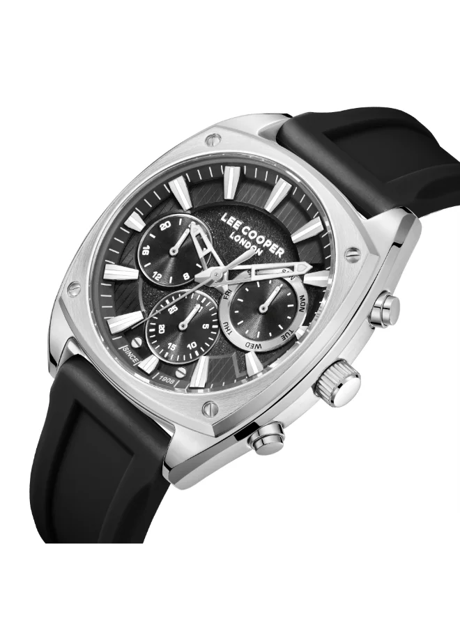 Lee Cooper Men's Silicone Multi Function Watch LC08237.361 - 43x50,5 mm