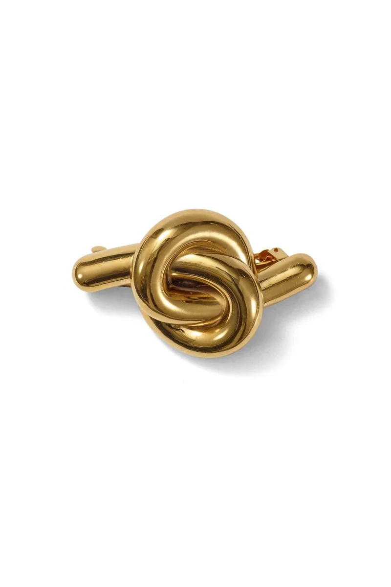 LELET NY Radiant Glossy Knot Motif Barrette