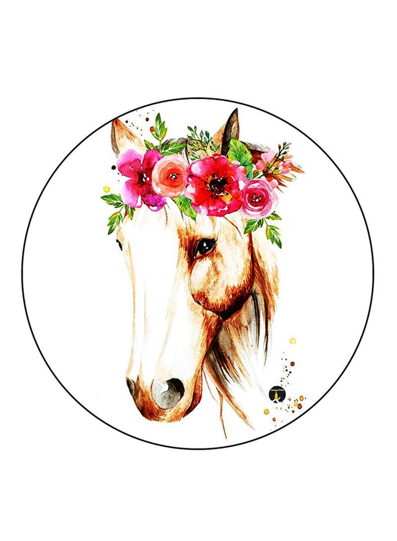 RKN Horse Printed Mouse Pad Multicolour