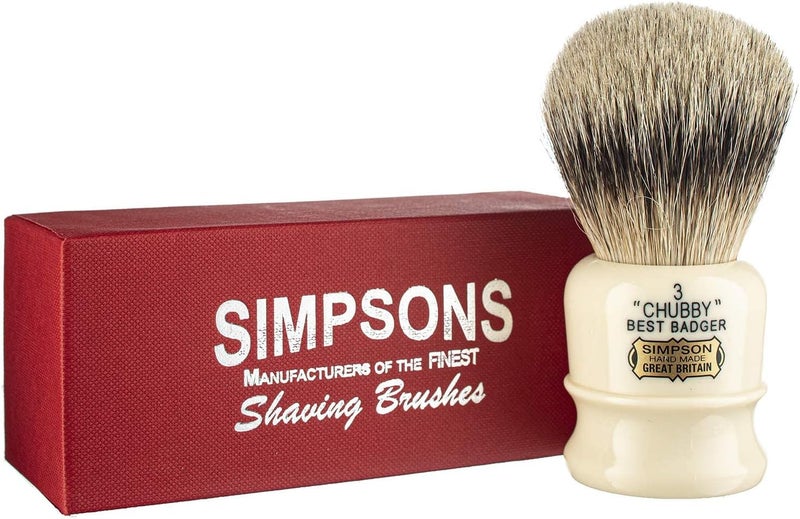 Simpson Shaving Brushes Chubby CH1 Best Badger Brush - Handmade in England - Image 1