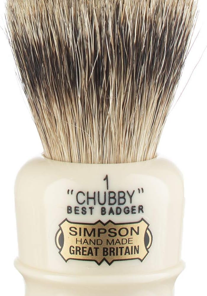 Simpson Shaving Brushes Chubby CH1 Best Badger Brush - Handmade in England - Image 3