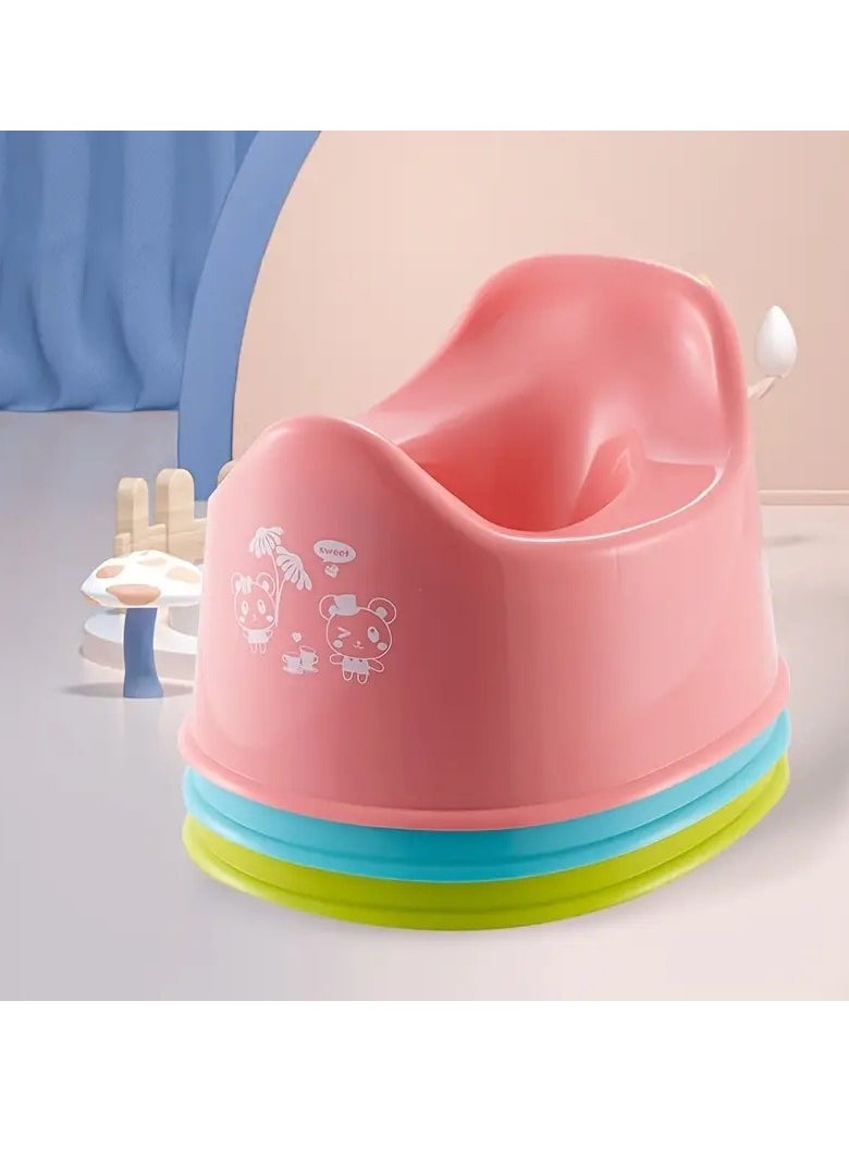 Gonice Cute Cartoon Toilet Seat, Potty Urinal, Training Toilet Seat Pink  - Image 1