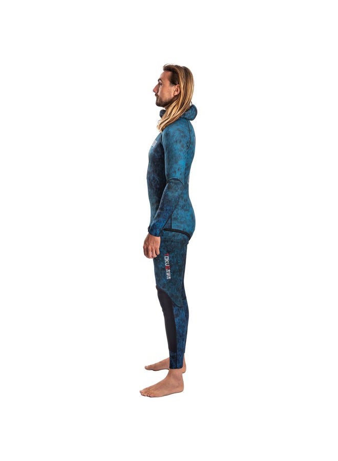 Cressi mens Two-Piece 2 pieces Spearfishing Wetsuits, Camo Blue, Medium US - Image 2