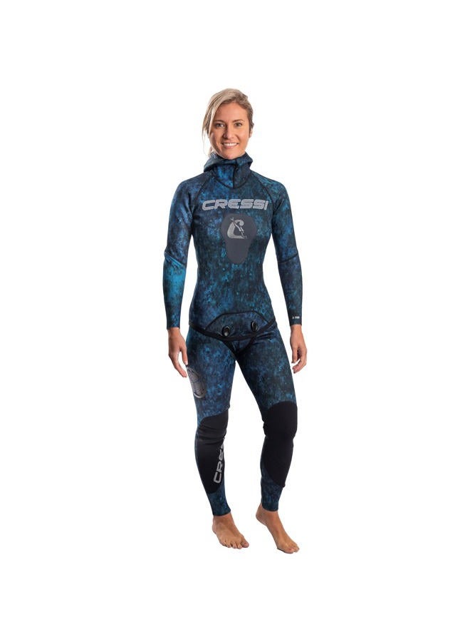 Cressi mens Two-Piece 2 pieces Spearfishing Wetsuits, Camo Blue, Medium US - Image 1