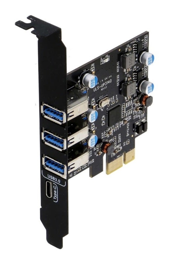 Sedna PCI Express USB 3.1 Gen I (5Gbps) 4 Port Adapter ( 3 x Type A, 1 x Type C ) with Low Profile Bracket - Supports Windows, Linux and Mac Pro (2008 to 2012 Late Version), no Need Power Connector - Image 3