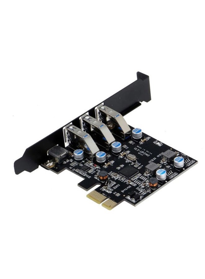 Sedna PCI Express USB 3.1 Gen I (5Gbps) 4 Port Adapter ( 3 x Type A, 1 x Type C ) with Low Profile Bracket - Supports Windows, Linux and Mac Pro (2008 to 2012 Late Version), no Need Power Connector - Image 2