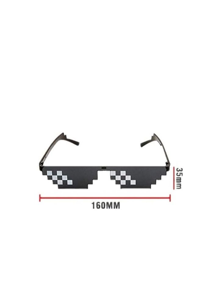 ORiTi Pixelated Sunglasses Mosaic Glasses Party Deal with It MLG Shades Toy