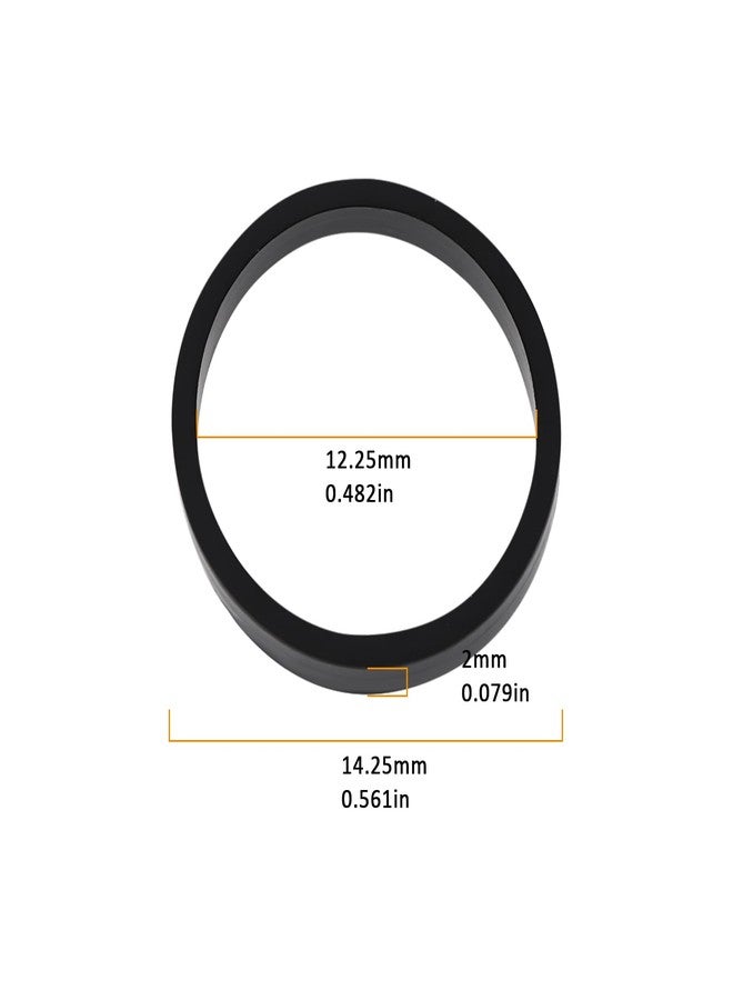 Micro Traders 10pcs H0 M Traction Tires 14.25x12.25x2mm Compatible with M?rklin 1:87 Steam Locomotive Wheels - Image 4