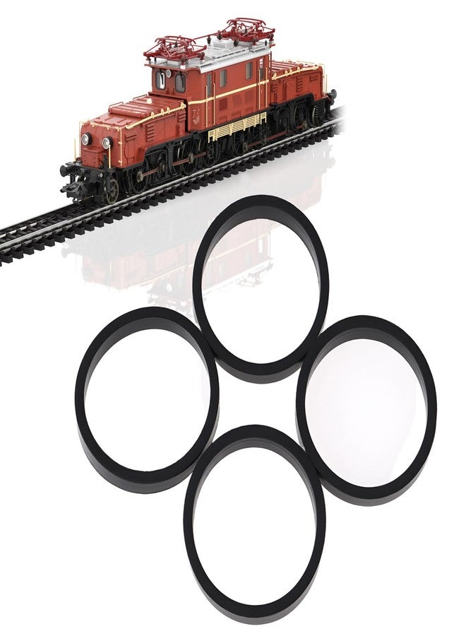 Micro Traders 10pcs H0 M Traction Tires 14.25x12.25x2mm Compatible with M?rklin 1:87 Steam Locomotive Wheels - Image 3