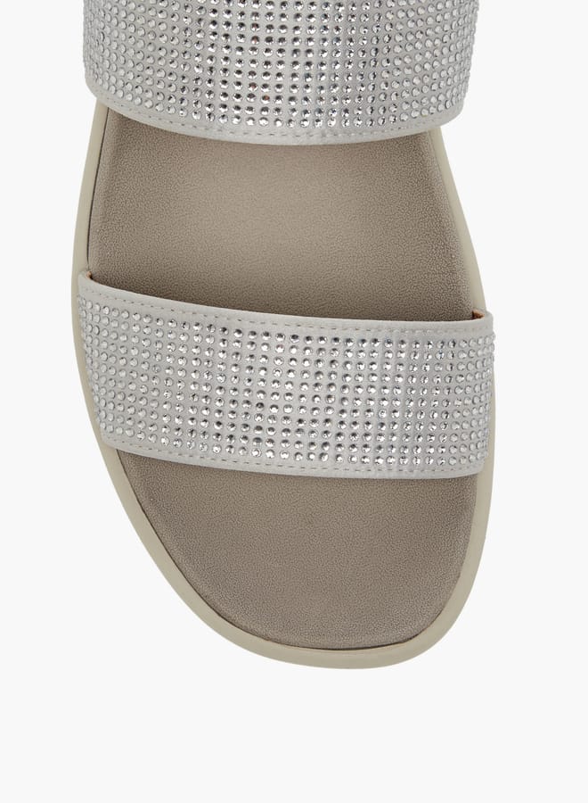 Paprika Women's Embellished Slip-On Flatform Sandals Ramadan Collection - Image 3