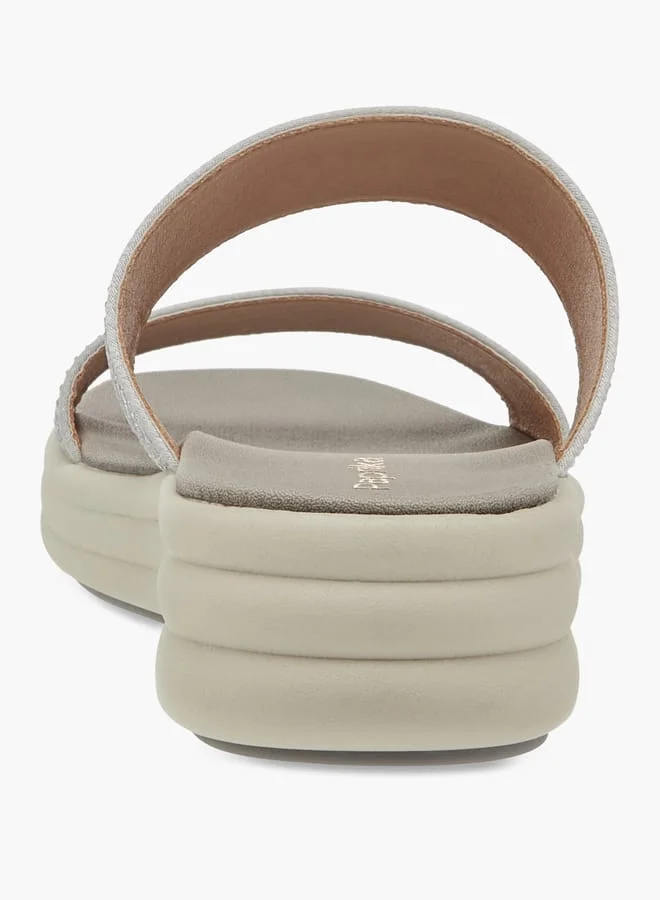 Paprika IVORY Women's Embellished Slip-On Flatform Sandals Ramadan Collection for Women | Best Price UAE