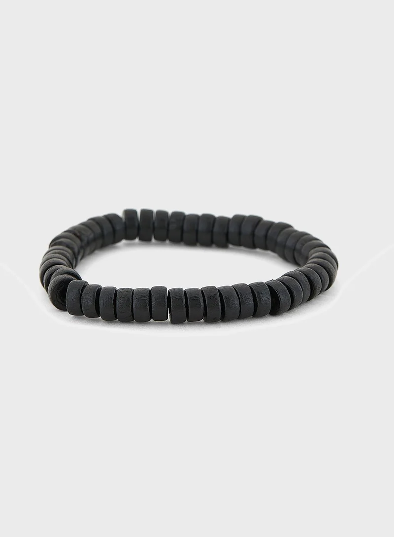 Seventy Five 4 Pack Beaded Skull Bracelet Set