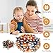 Mys Aurora Wooden Puzzles for Adults Robin Bird Couple Jigsaw Puzzles 500 Pieces 162 x 165 Inch Royal Unique Shaped Round Blue Birds Puzzles for Adults and Kids Family Game - Image 4