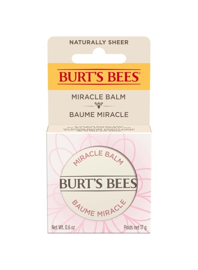 Burt's Bees Burtâ€™s Bees Miracle Balm, 100% Natural Origin, Naturally Sheer, 0.6 Ounces, Pack May Vary - Image 4